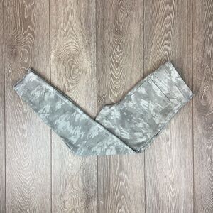 SPANX Women's M stone camouflage‎ high rise pull on skinny jeggings Pocket